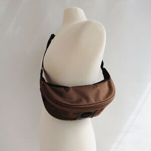 Tumi Womens Mens Unisex Bronze Brown Structured Travel Waist Fanny Pack